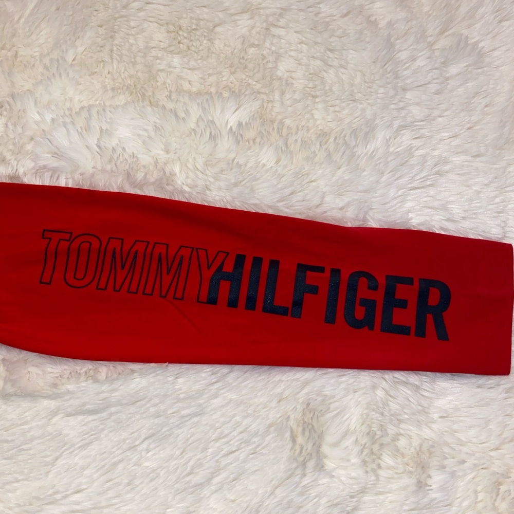 Red Tommy Hilfiger Leggings Medium - Picture 3 of 4